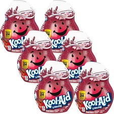 Kool-Aid Liquid Drink Mix 6 Pack of Cherry Flavor, 1.62 oz each, Zero Calorie