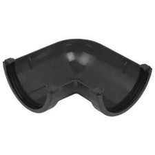 Floplast Guttering RA1AG 112mm Half Round - 90 Degree Angle – Anthracite Grey