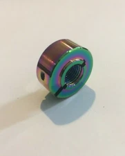 JET FUEL / OIL SLICK Universal Hub Axle Bearing Lock Collar Cone 3/8"x26tpi BMX