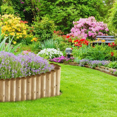 Palisades En Bois KDI Pour Bordure De Jardin, Bordure De Lit, Pieu De Jardin - Photo 83/168