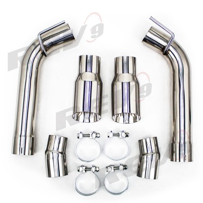 For Camaro 10-15 V6 3'' Dual Axle Back FlowMaxx Straight Pipe Exhaust System Bolt