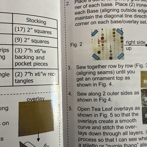 Poor House Quilt Designs Tea Leaf Ornaments Pattern NEW - Picture 6 of 6