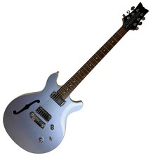 Pre-owned Daisy Rock Retro-h Electric Guitar Ice Blue Sparkle