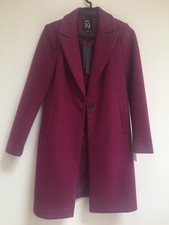 Beautiful Purple Pink Jacket Coat Size 10 Uk Euro 38 New Dept 19 Small