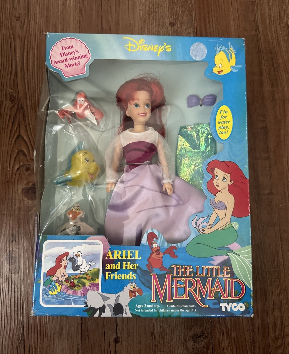 Rare Vintage 1993 Ariel and Her Friends The Little Mermaid Tyco