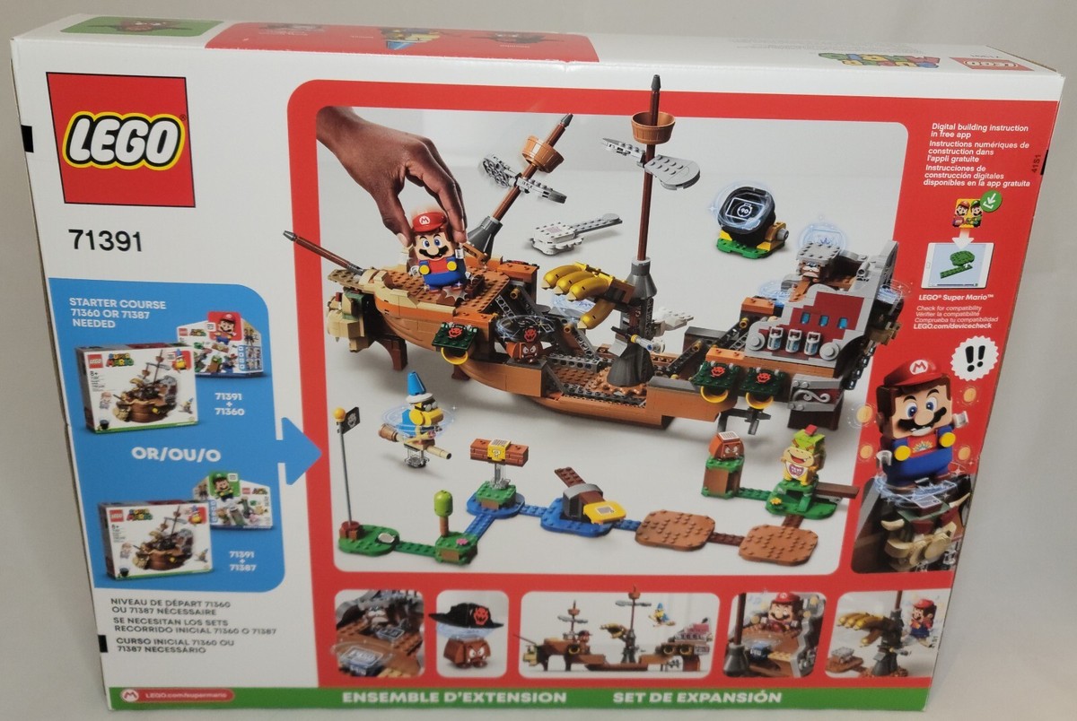 LEGO 71391 Bowser's Airship Super Mario pirate goomba rocky wrench