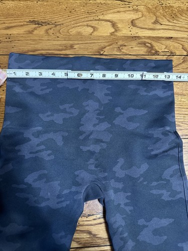 Spanx Camo Leggings Pants Gray Black Casual L53 Women's XLarge - Picture 2 of 5