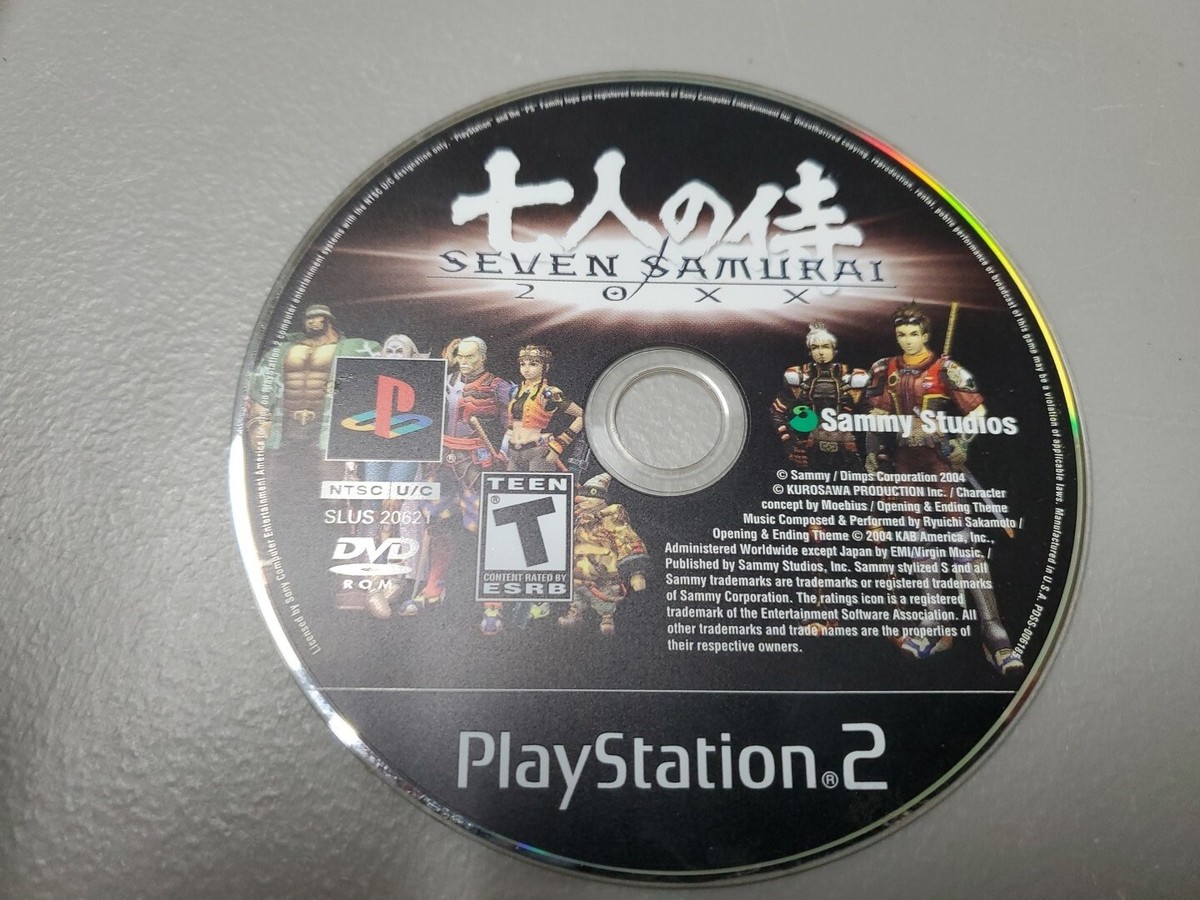 PS2　・箱入り・可動品・ソフト 7本付 Samurai Warriors Ryuichi Sakamoto Seven Samurai 20xx Ps2 Seven