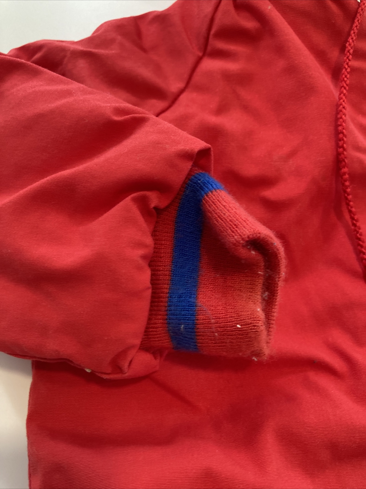 Vintage Gerber Baby Boy Coat Red Rocket Airplanes 18-24 Mo? image 8
