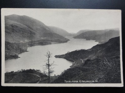 Cumbria: Thirlmere & Helvellyn, alte Postkarte - Pub von Mayson's
