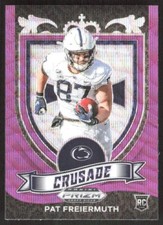 2021 2349A Panini Prizm CRUSADE Draft Picks Collegiate PURPLE WAVE PRIZM Pat