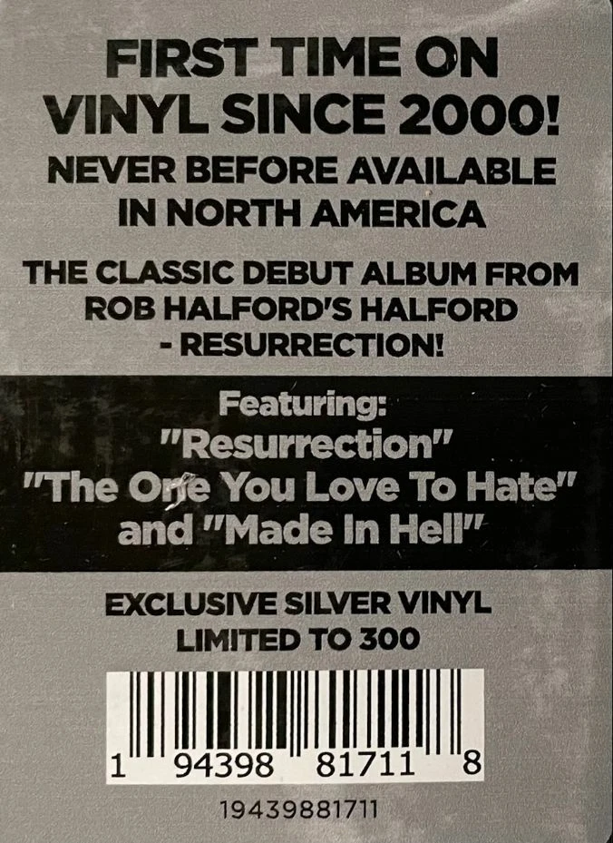 Halford - Resurrection (Exclusive SILVER 2-LP) Only 300 Copies Made-Judas Priest - Image 3 of 4