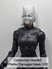 3d Printed Bat Vigilante  RETURNS CATWOMAN HEAD#2  1:10 7"   DC MULTIVERSE