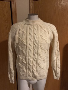 acrylic cable knit sweater