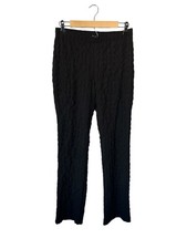 Urban Outfitters Black Flare Textured Pants Small