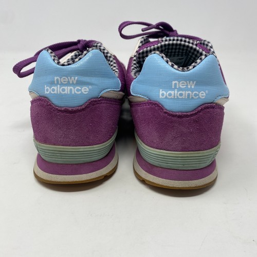 New Balance 574 KL574SAG Picnic Pack Purple White Light Blue Sneaker Kids Size 6 - Picture 8 of 14