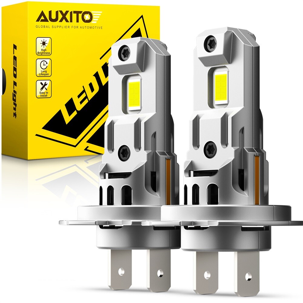 2X H7 LED Headlight Bulb Kit High Low Beam 6500K Super White 30000LM