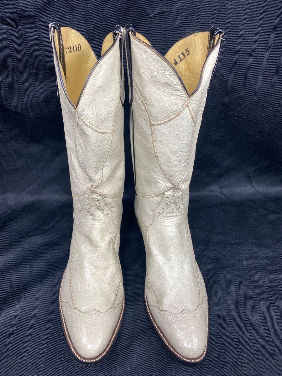VTG Rios Of Mercedes Off White Full Quill Ostrich Cap Toe  display picture 2