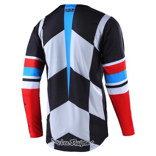 Troy Lee Designs GP Air Warped Red/Black Gear Set 30432700 / 20432700 - Foto 3 di 5