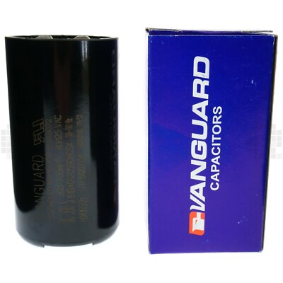 Vanguard BC-590-S Electric Motor Start Capacitor, 590-708 uF, 110-125VAC 50/60Hz
