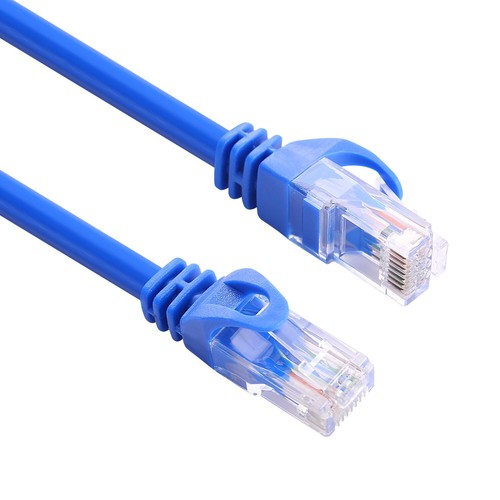 Câble patch Ethernet AvesView CAT6 haute vitesse 550 MHz UTP 25FT 50FT 100FT - Bleu - Photo 1/13