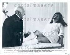 1977 Wire Photo Actors Norman Lloyd & Susan Swift in Movie Audrey Rose