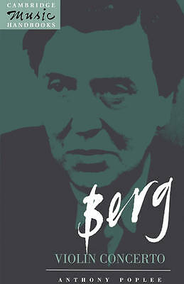Berg: Violin Concerto Pople Paperback Cambridge University Press 9780521399760