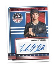 2023 LANDON O'DONNELL Panini USA Stars & Stripes Blue Foil AUTO Autograph