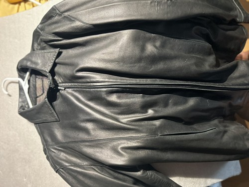 Jhane Barnes Leather Jacket - Picture 6 of 9