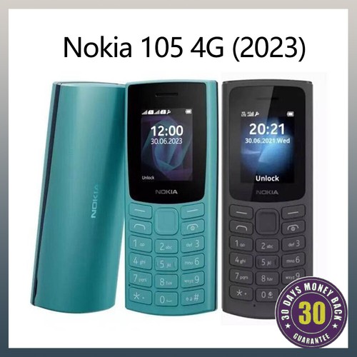 Nokia 105 4G (2023) Unlocked TA-1557 1.8" IPS Display Dual Sim - New Boxed