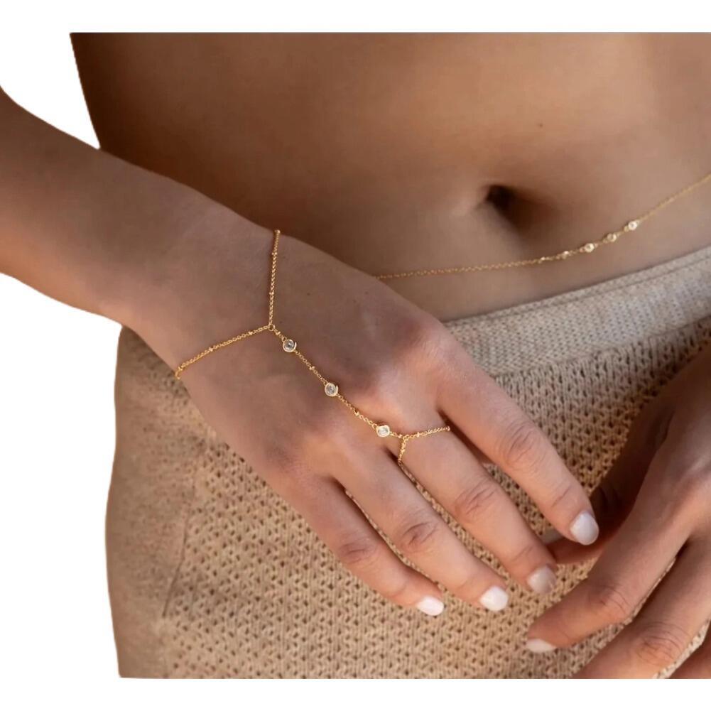 Bracelet Ring Multiple Design Zirconite Elegant Fashion Jewelry STAR 4690₽