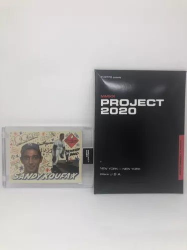 Topps PROJECT 2020 #204 Sandy Koufax by Sophia Chang w/Box - PR 3043