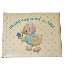 VTG Hallmark Grandmas Show And Tell Photo Brag Album Picture Book Duck 20 Page