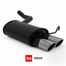 Mercedes Benz W201 (190) Sportendschalldämpfer 2x76mm SR- Design