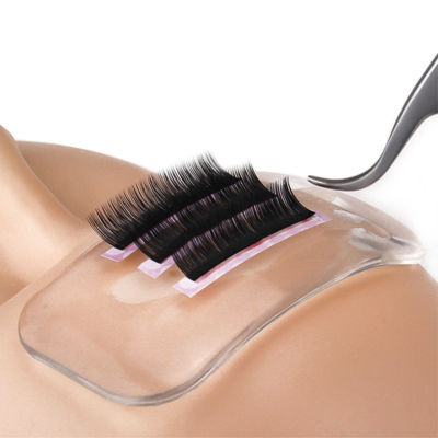 Profi Falsche Wimpernverlängerung Wimpernständer Klar Silikon Pads Stirn