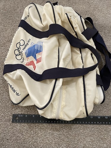 Vintage Adidas Olympiade 1984 Los Angeles Sporttasche Seesack Athleten LA - Bild 2 von 8