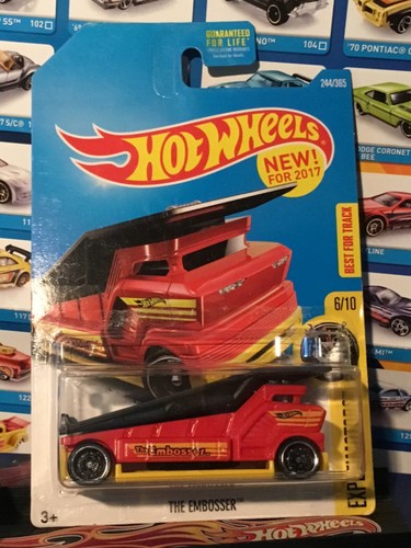 2017 Hot Wheels The Embosser Yellow Red - 第 3/5 張圖片