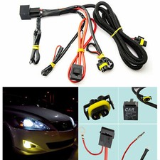 1x H11 880 Relay Wiring Harness Hid Conversion Retrofit Kit Add-on Fog Light Drl