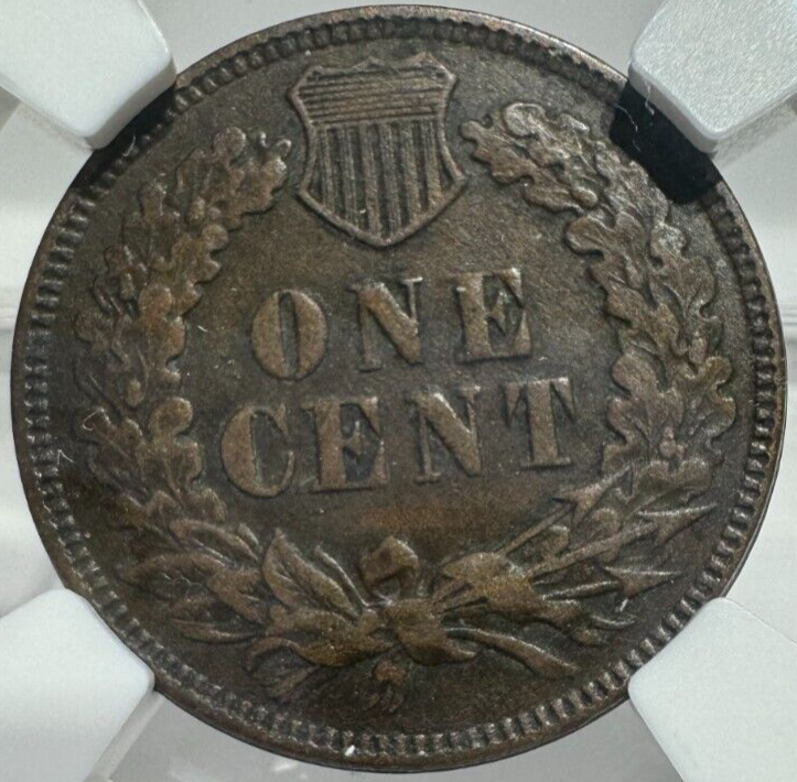 インドミティーラ画Ｃ 1873 CLOSED 3 INDIAN HEAD PENNY 1C NGC XF DETAILS