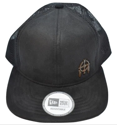 NEW ERA + OMIT New Era x Omit Mens Dream Weaver Baseball Strapback Black Hat Cap New