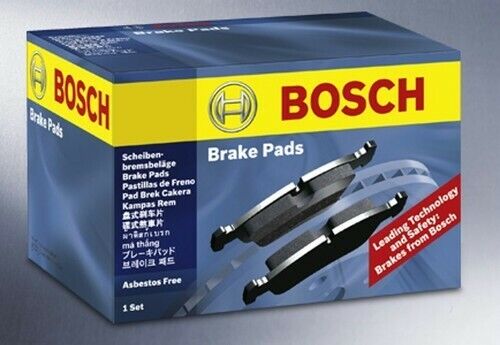 BOSCH Rear Axle BRAKE PADS SET for MITSUBISHI CARISMA Saloon 1.3 12V 2000-2004 - Picture 1 of 8