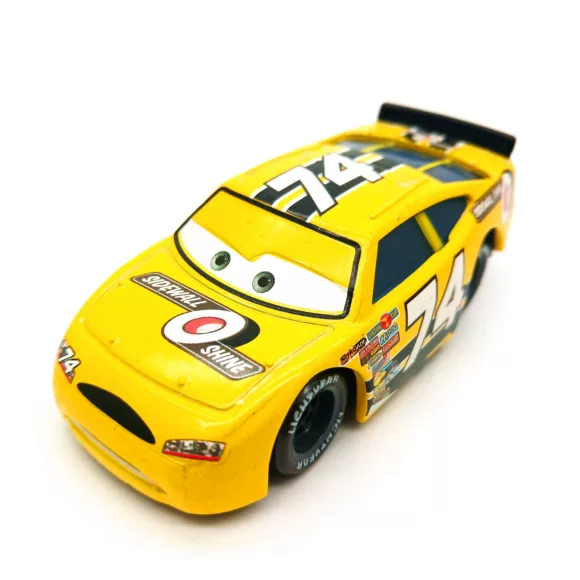 2Pack Disney Pixar Cars No.74 Sidewall Shine Hauler Truck Diecast