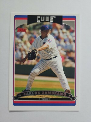 CARLOS ZAMBRANO 2006 TOPPS BASEBALL CARD # 157 E4930