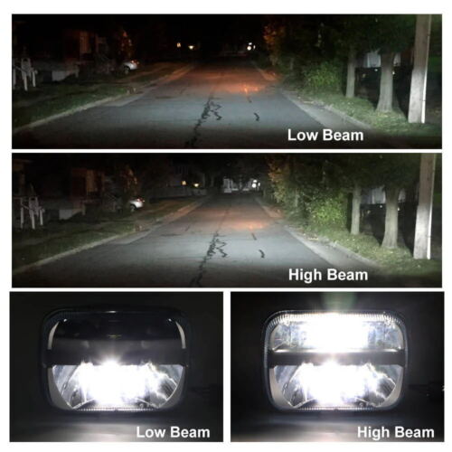 High Performance 5x7'' LED Rectangle Hi-Low Headlight For Toyota Corolla 1981-91 - Picture 2 of 13