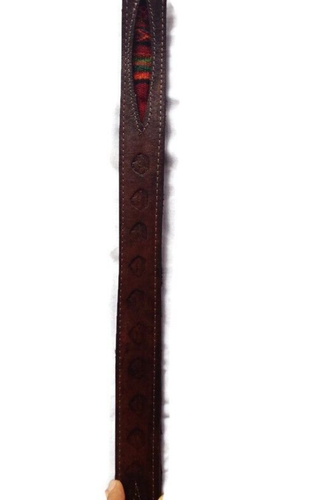 Peruvian Belt handcrafted in Leather Cusco Peru - Bild 3 von 6