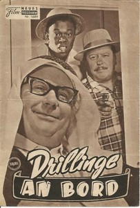 Drillinge an Bord Kino Neues Film Programm 1959 TRIPLETS on Board Heinz Erhardt