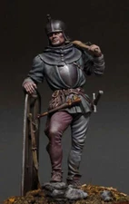 1/24 Scale 75mm Resin Figures Model Kit Crossbowman Unpainted Unassembled Model