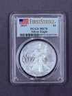 2019 1 oz American Silver Eagle PCGS MS70 First Strike
