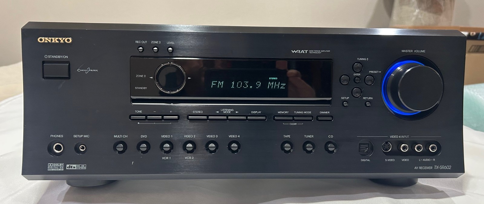 Onkyo TX-SR602 Home Theater Surround Receiver 7.1 Ch Dolby D