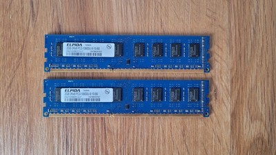 2x RAM Arbeitsspeicher Elpida 2GB 2Rx8 PC3-10600U-9-10-B0 DDR3